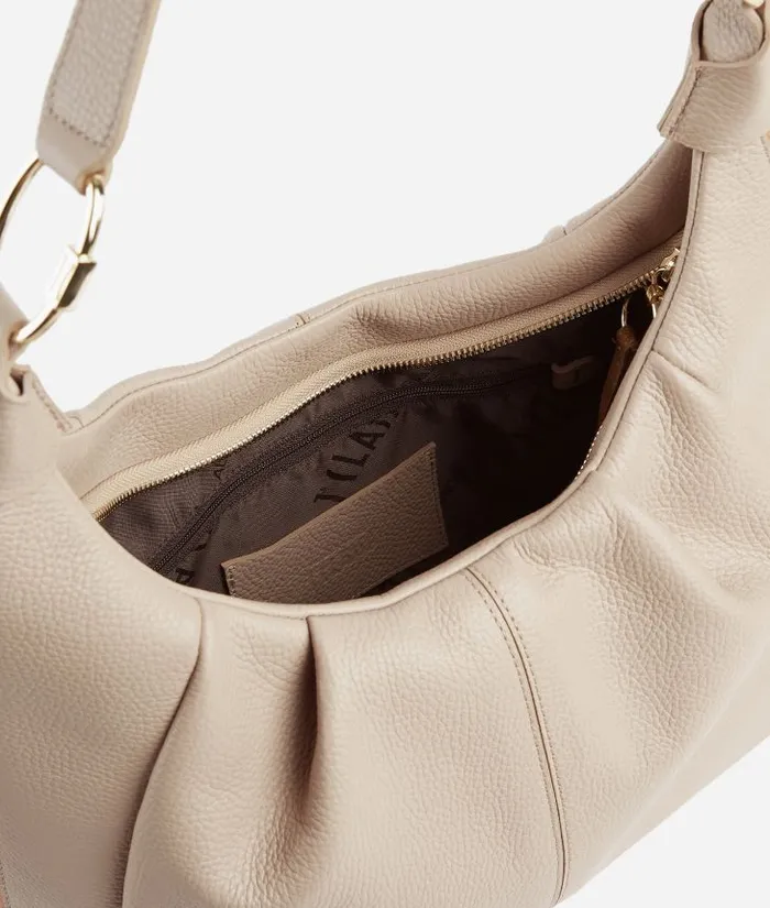 Woman Shoulder Bags Alviero Martini Universe Leather Shoulder Bag Light Taupe
