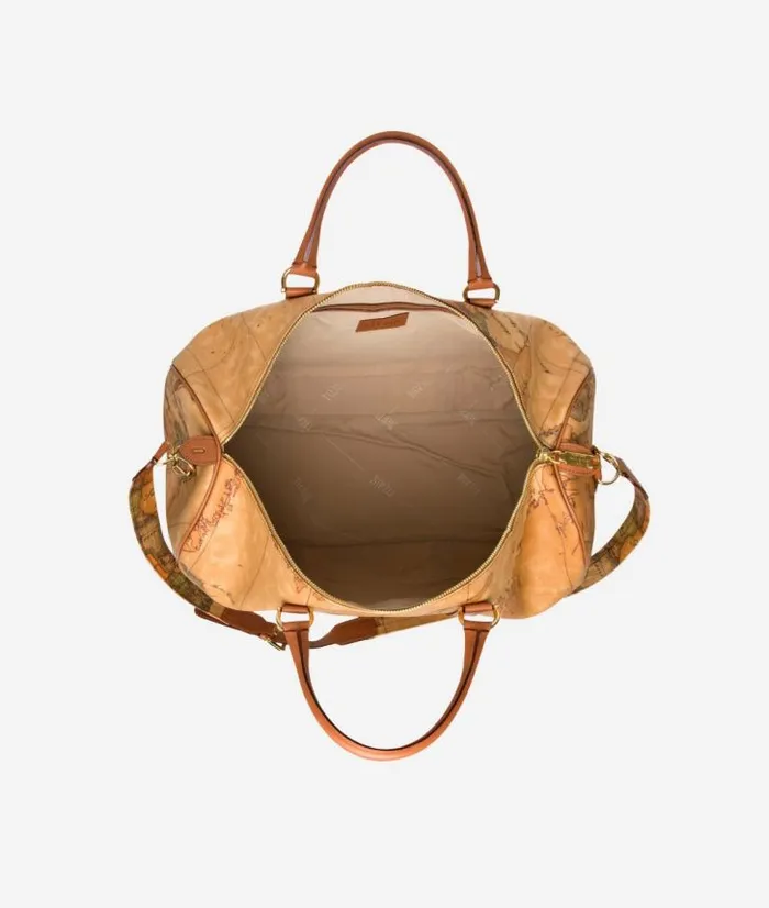 Woman Travel Bags Alviero Martini Geo Classic Weekender Bag With Strap