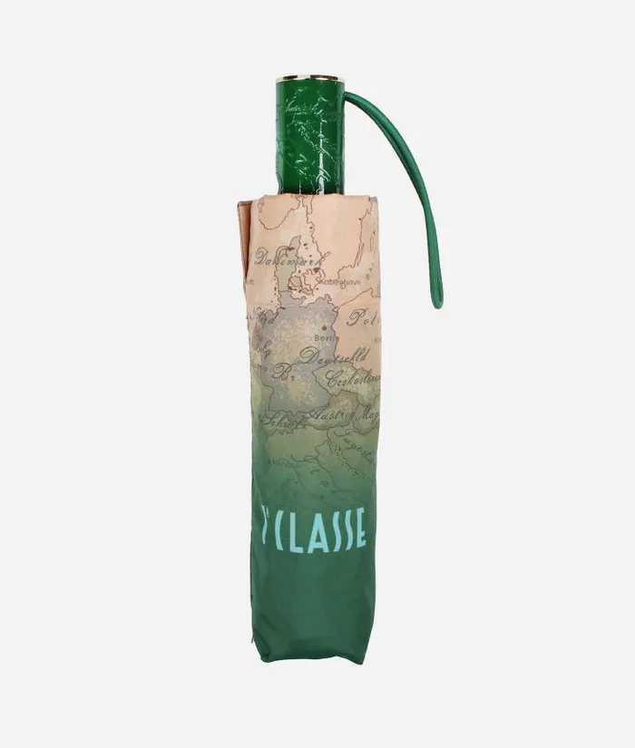 Woman Umbrellas Alviero Martini Geo Gradient Mini Umbrella Green
