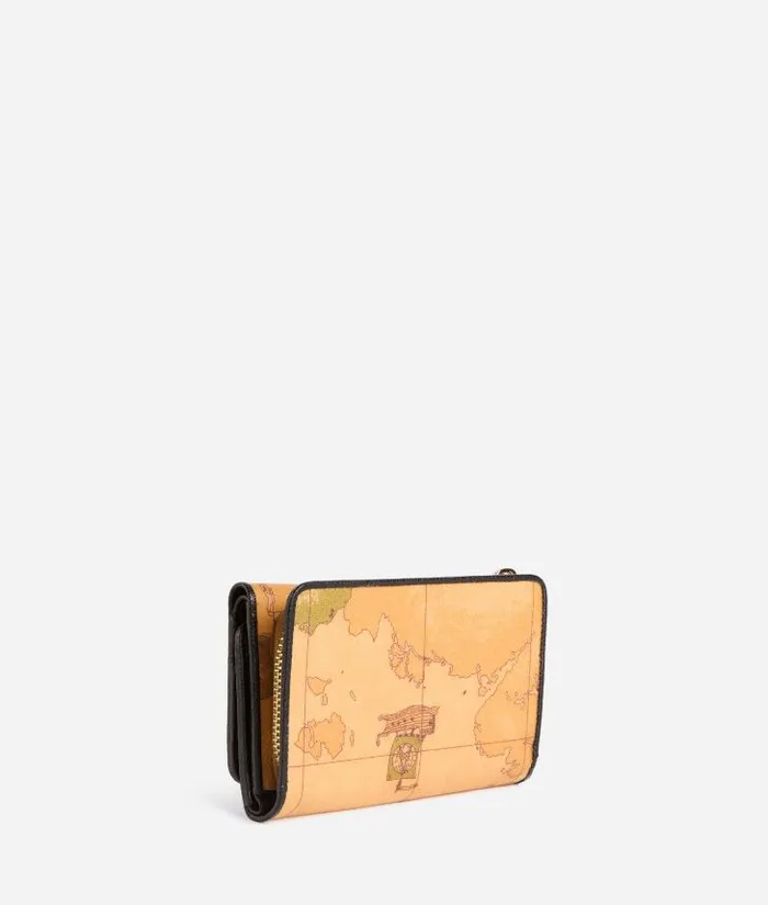 Woman Wallets Alviero Martini 3d Geo Medium Bifold Wallet Black