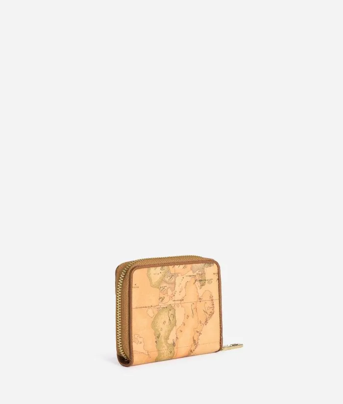 Woman Wallets Alviero Martini 3d Geo Small ZipAround Wallet Chestnut