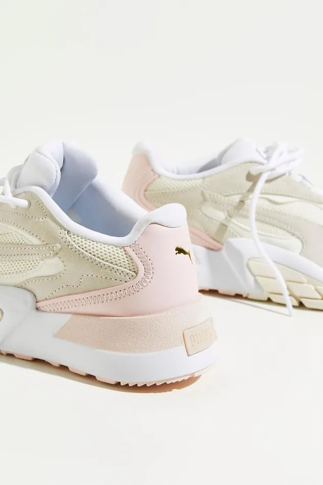 Women Athletic Shoes Free People Hedra Minimal Sneakers Marshmallow Cloud Pink Puma White