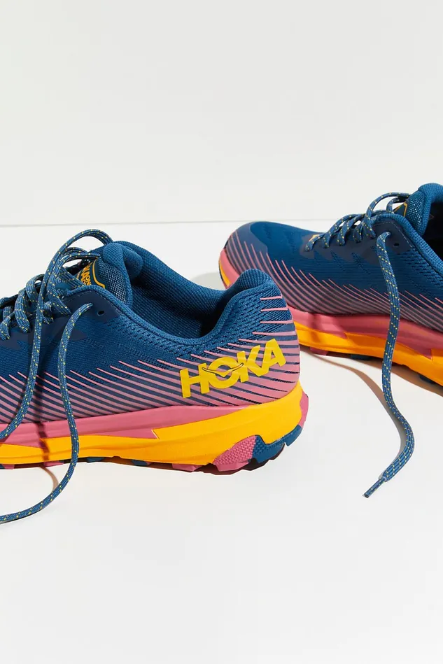 Women Athletic Shoes Free People Hoka Torrent 2 Sneakers Moroccan Blue Saffron