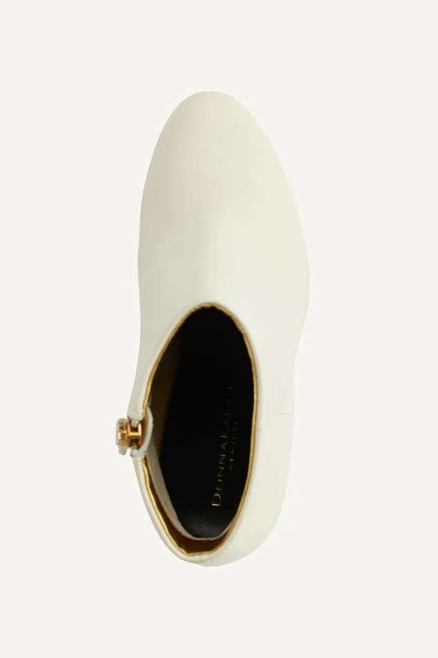 Women Boots And Booties Donna Karan WEDGE BOOTIE Ivory