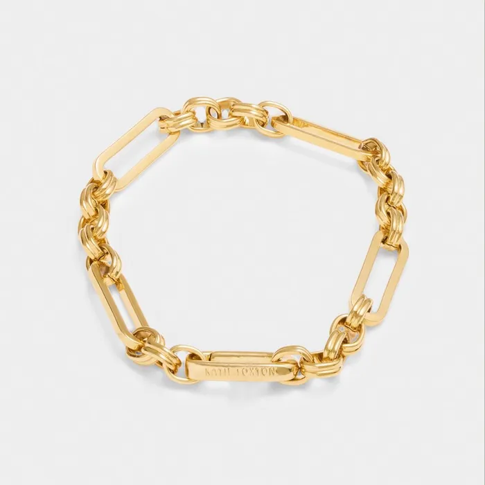 Women Bracelets and Rings Katie Loxton Kiki Waterproof Gold Link Bracelet