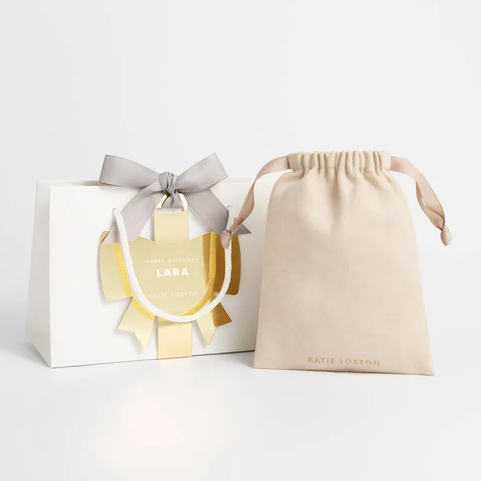 Women Bracelets and Rings Katie Loxton Kiki Waterproof Gold Link Bracelet
