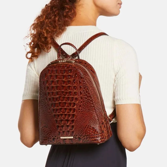 Women Brahmin Backpacks Nola Black Melbourne