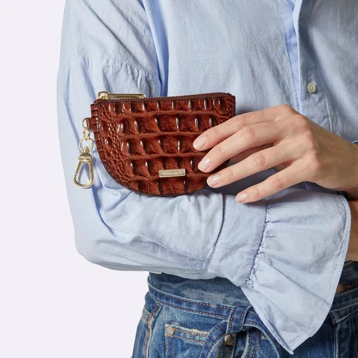 Women Brahmin Clip Ons and Keychains Britt Charcoal Zinnia