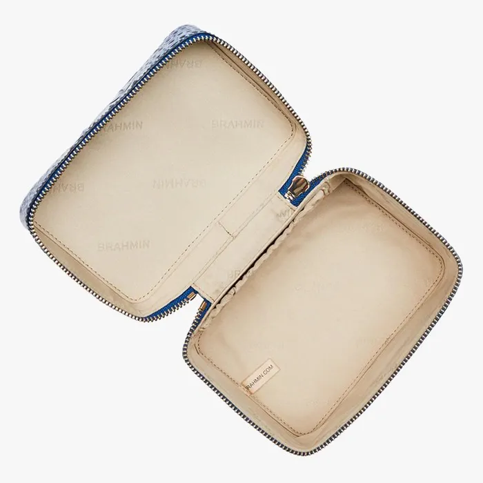 Women Brahmin Cosmetic Cases and Travel Small Charmaine Coastal Blue Melbourne