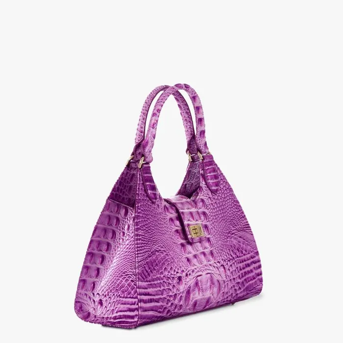 Women Brahmin Satchels Adrian Lilac Essence Melbourne