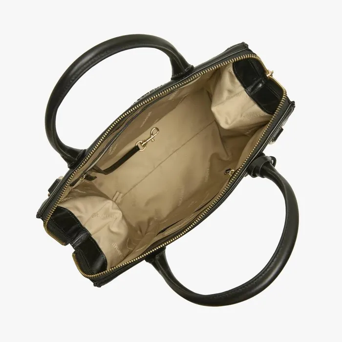 Women Brahmin Satchels Caroline Black Spark