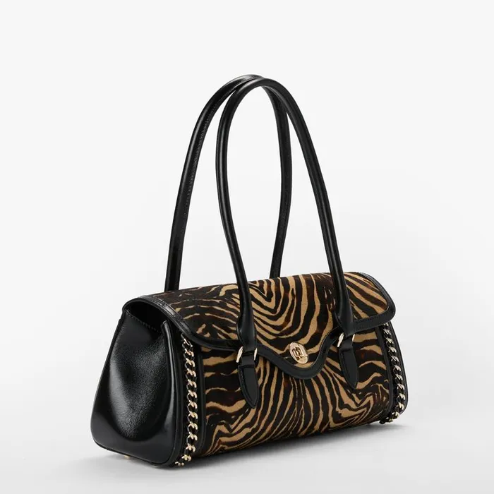 Women Brahmin Satchels Dayan Black Caspian