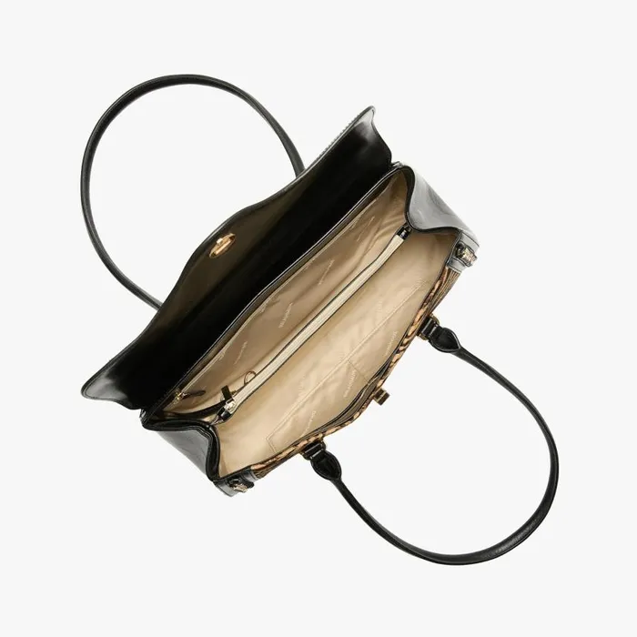 Women Brahmin Satchels Dayan Black Caspian