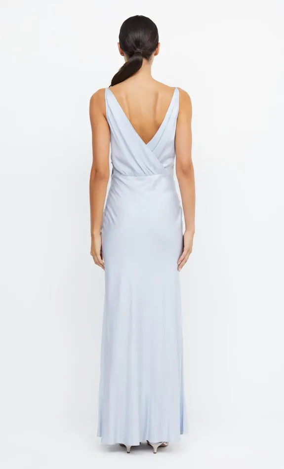 Women Bridesmaids Bec Bridge ADORE V MAXI DRESS Dusty Blue