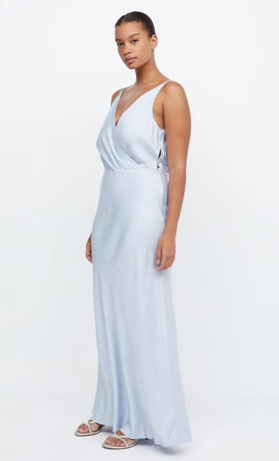 Women Bridesmaids Bec Bridge ADORE V MAXI DRESS Dusty Blue