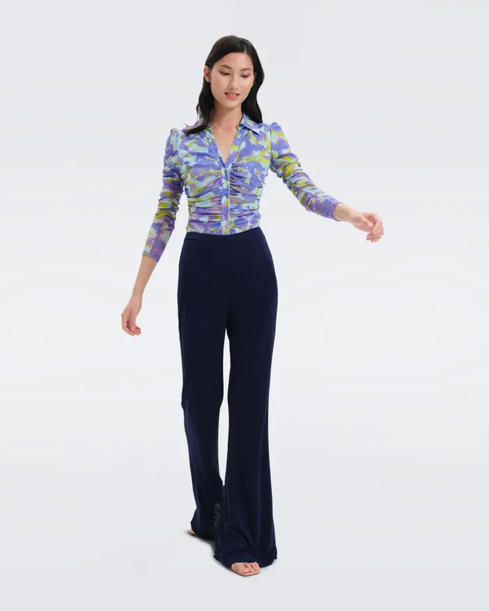 Women Brooklyn Pants Navy DVF Pants and Shorts