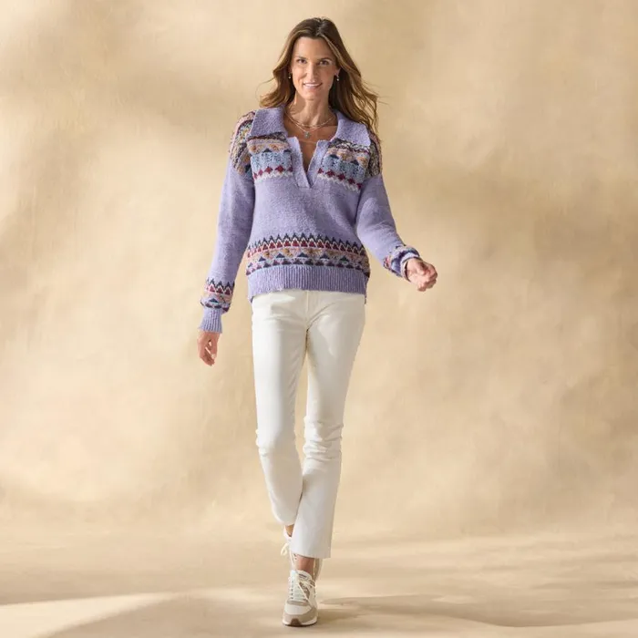 Women Calder Fair Isle Sweater Cream Sundance Catalog Sweaters Women Calder Fair Isle Sweater Cream Sundance Catalog Sweaters