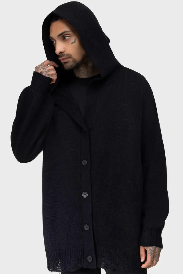 Women Cardigans Killstar Darkmoor Academy Hooded Cardigan
