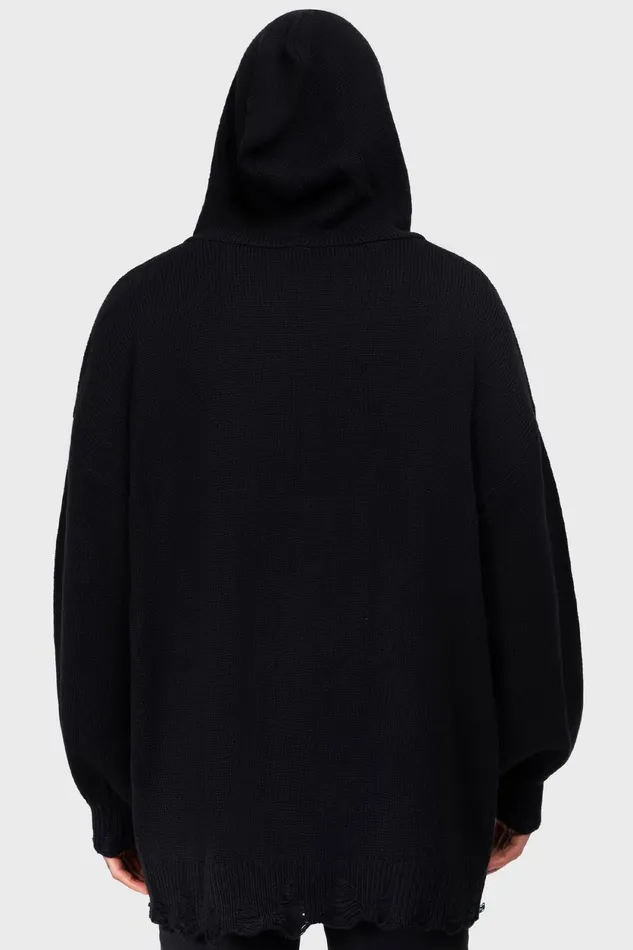 Women Cardigans Killstar Darkmoor Academy Hooded Cardigan
