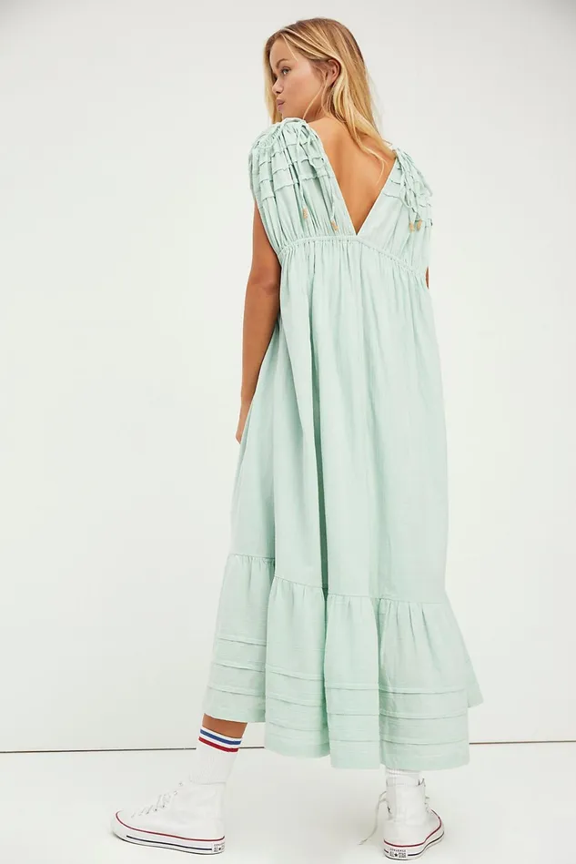 Women Casual Dresses Free People In The Mood For This Midi Dress Succulent
