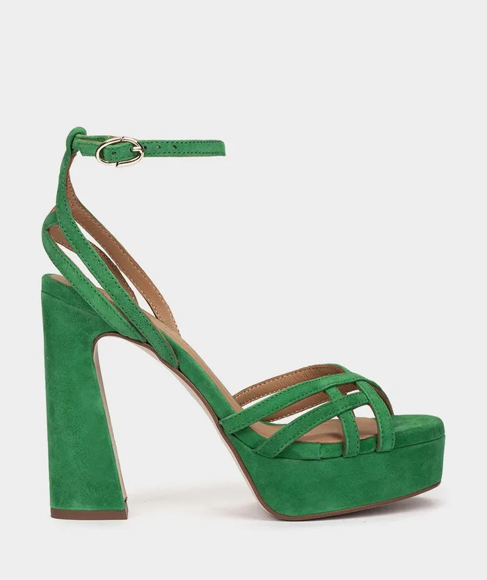 Women Cerbi Green 8211 Heeled Sandals Pedro Miralles