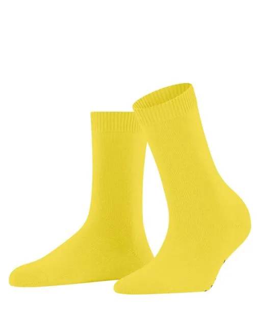 Women Cosy Wool Women Socks Yellow FALKE Socks