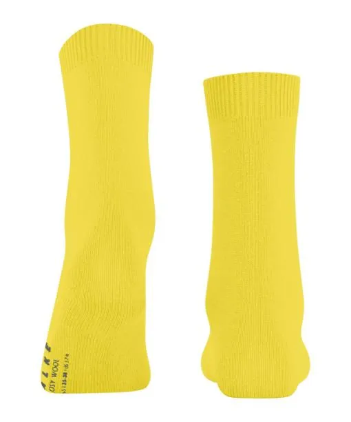 Women Cosy Wool Women Socks Yellow FALKE Socks