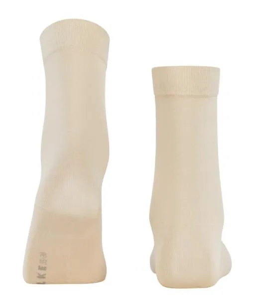 Women Cotton Touch Women Socks Cream FALKE Socks