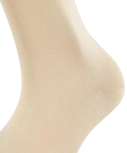 Women Cotton Touch Women Socks Cream FALKE Socks