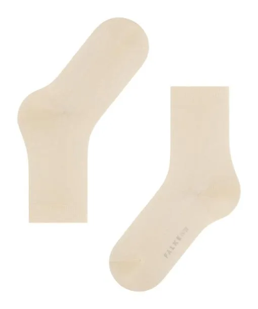 Women Cotton Touch Women Socks Cream FALKE Socks