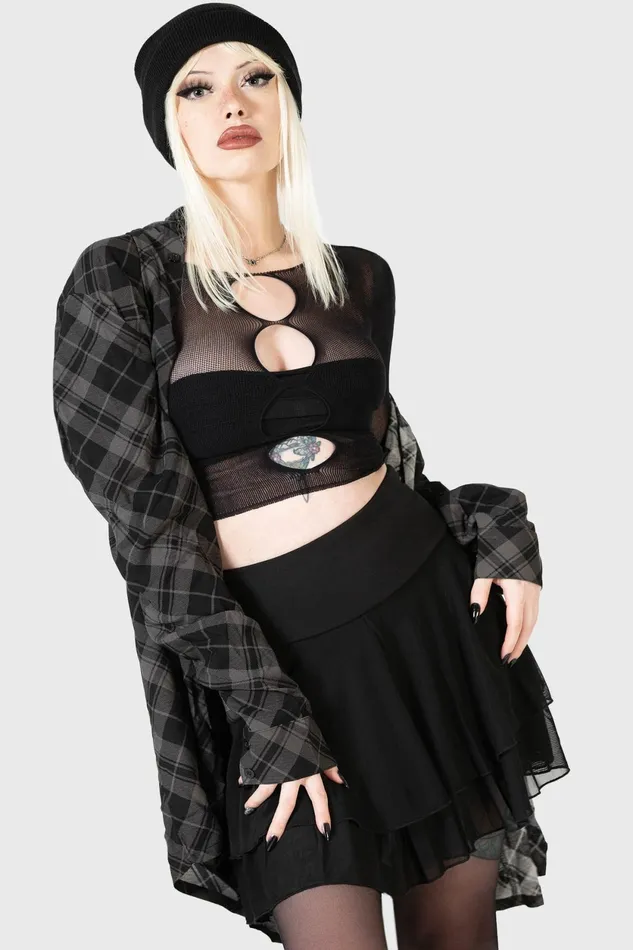Women Crop Killstar Ending Promise Top
