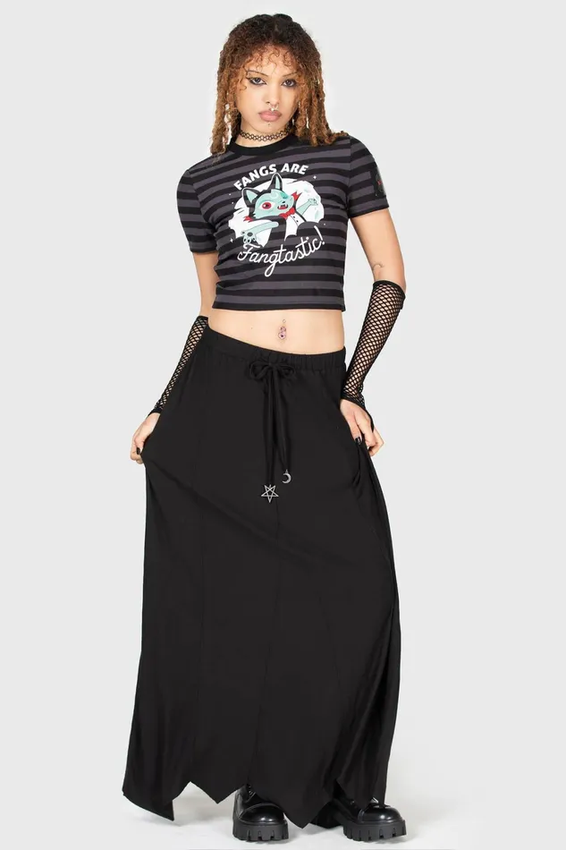 Women Crop Killstar Fangtasy Crop Top