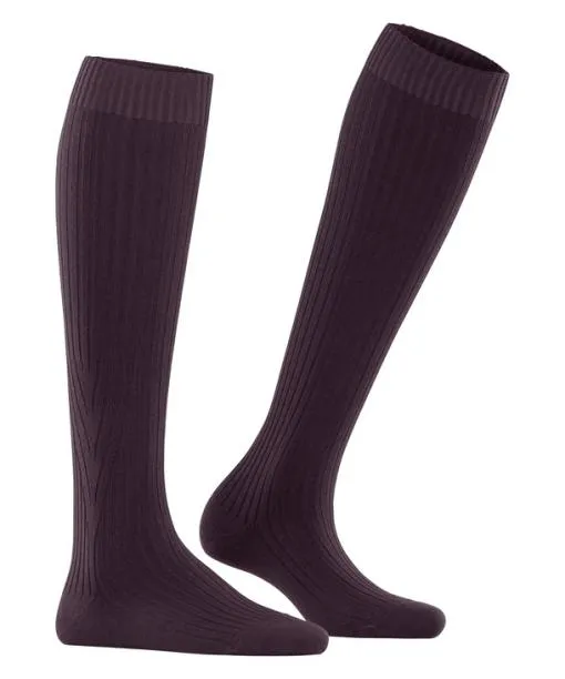 Women Cross Knit Women Kneehigh Socks Blackberry FALKE Knee High Socks