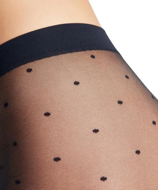 Women Dot 15 DEN Women Tights Marine FALKE Tights and Leggings