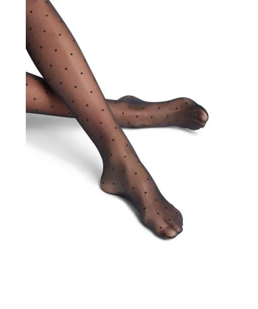 Women Dot 15 DEN Women Tights Marine FALKE Tights and Leggings