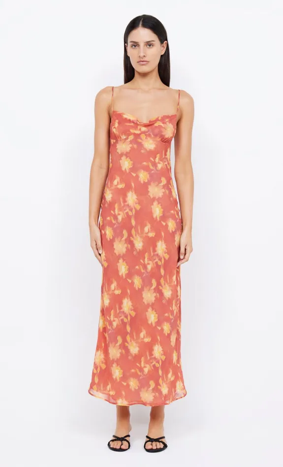 Women Dresses Bec Bridge AZALEA STRAP MIDI DRESS Lumen Floral