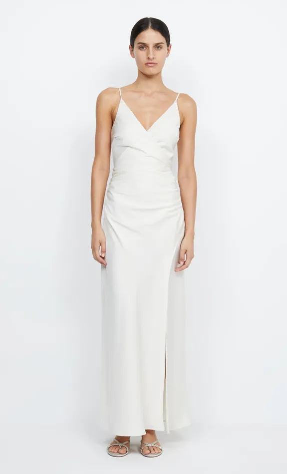 Women Dresses Bec Bridge ETERNITY V MAXI DRESS Cream