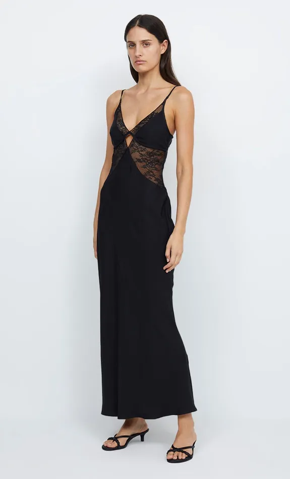 Women Dresses Bec Bridge NORA LACE MAXI DRESS Black