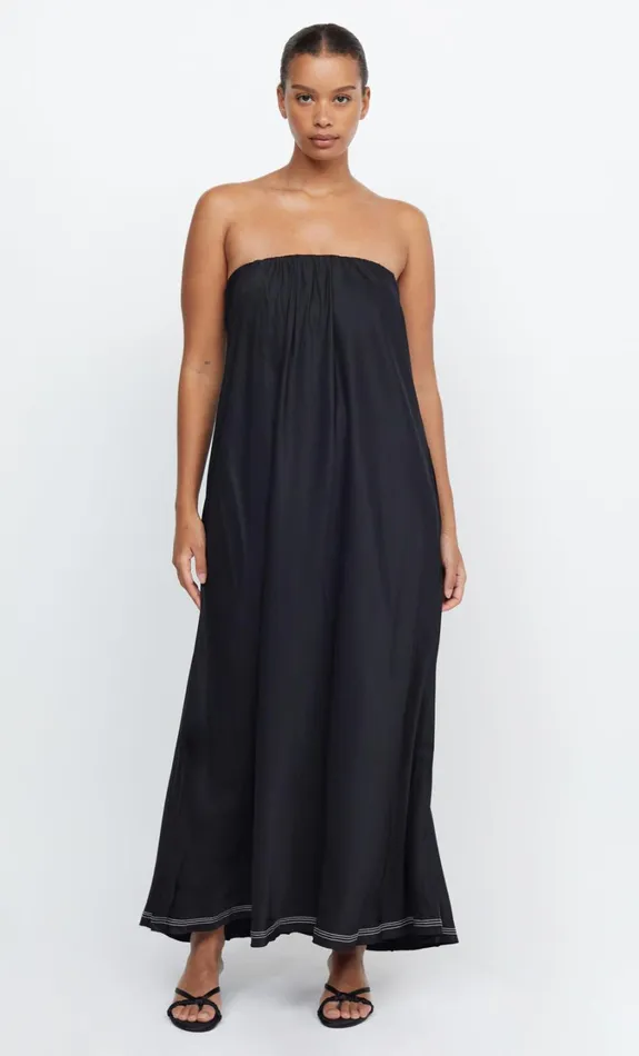 Women Dresses Bec Bridge TILLIE STRAPLESS MAXI DRESS Black