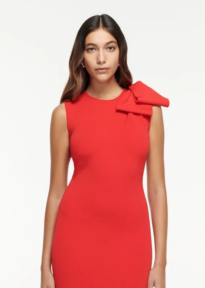 Women Dresses Roland Mouret Flat Knit Mini Dress