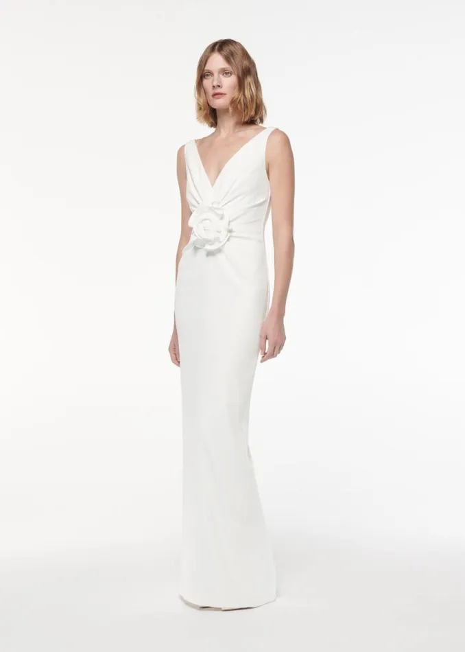 Women Dresses Roland Mouret Flower Detail Gown