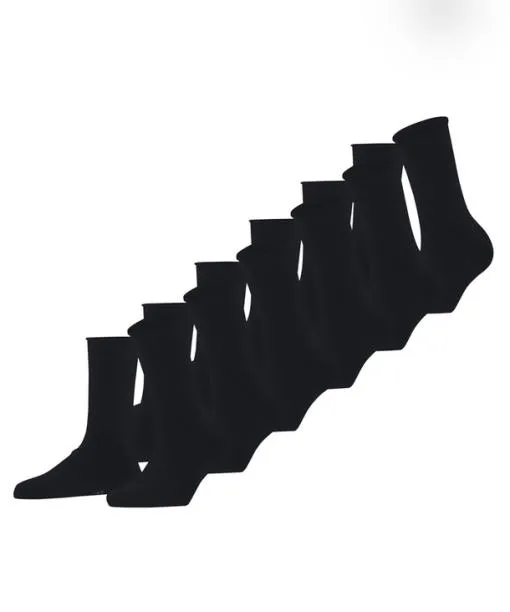 Women Happy Bundle 6Pack Women Socks Black FALKE Socks