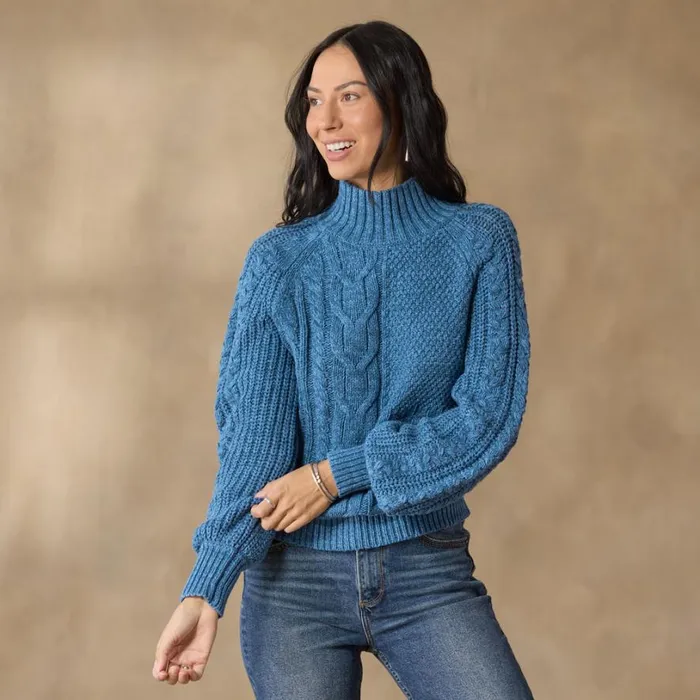 Women Haydn Turtleneck Orchid Ice Sundance Catalog Sweaters