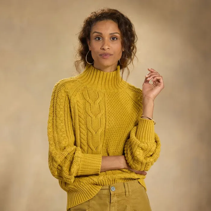 Women Haydn Turtleneck Orchid Ice Sundance Catalog Sweaters