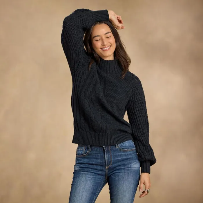 Women Haydn Turtleneck Orchid Ice Sundance Catalog Sweaters