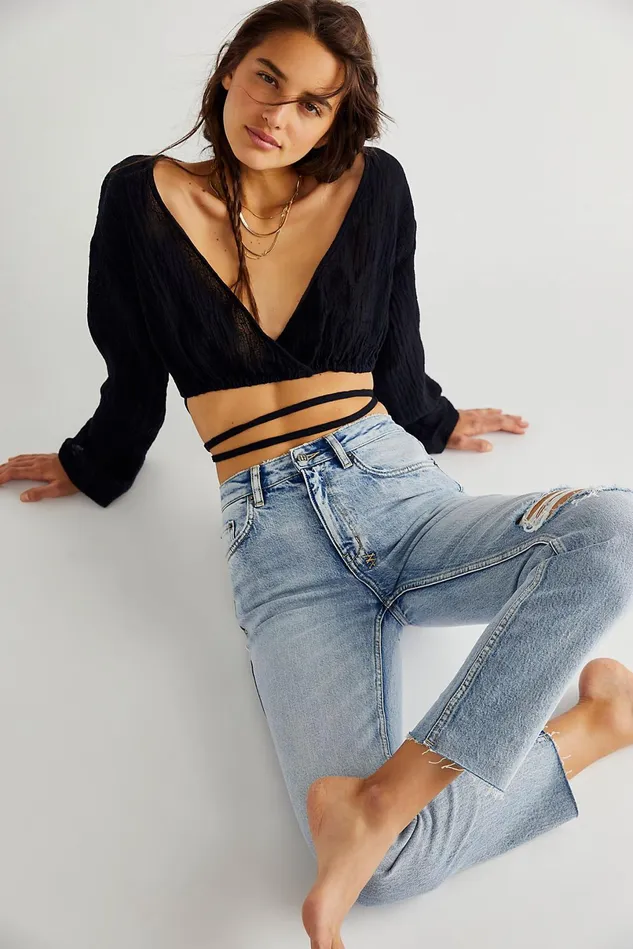 Women HighRise Jeans Free People Ksubi Nine O Heavenz Sliced Jeans Heavenz Sliced