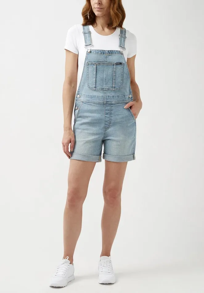 Women Holly Vintage Overalls Shorts Indigo Buffalo David Bitton Shorts and Skirts Women Holly Vintage Overalls Shorts Indigo Buffalo David Bitton Shorts and Skirts