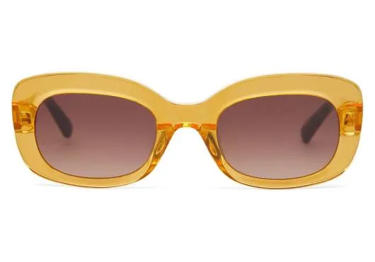 Women Jules Honeycomb Crystalbrown Gradient TOMS Sunglasses