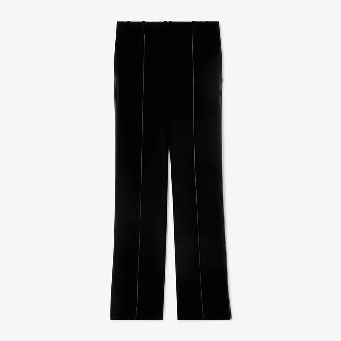 Women M M LaFleur The Lowen Jetset Pant 8211 Everyday Crepe with Topstitch Black With Topstitch Pants
