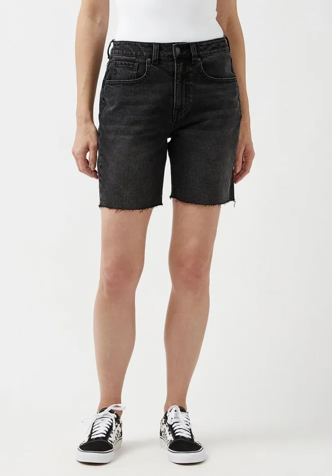 Women Maggie Whiskered Black Vintage Mom Shorts Black Buffalo David Bitton Shorts and Skirts Women Maggie Whiskered Black Vintage Mom Shorts Black Buffalo David Bitton Shorts and Skirts
